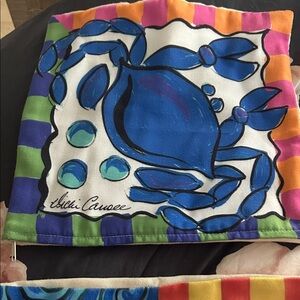 Vicki Carroll fish sea theme pillow covers